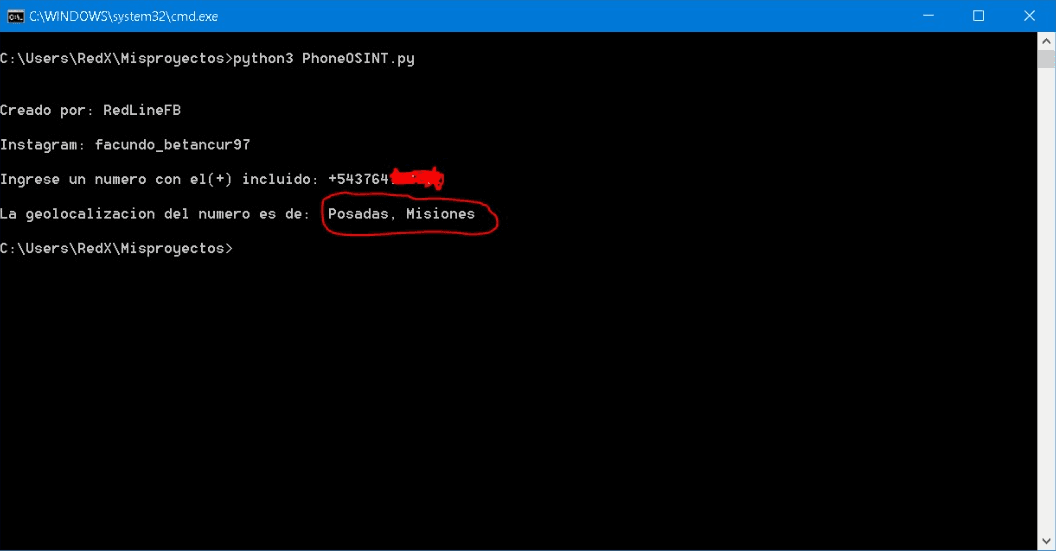 OSINT: PhoneOSINT