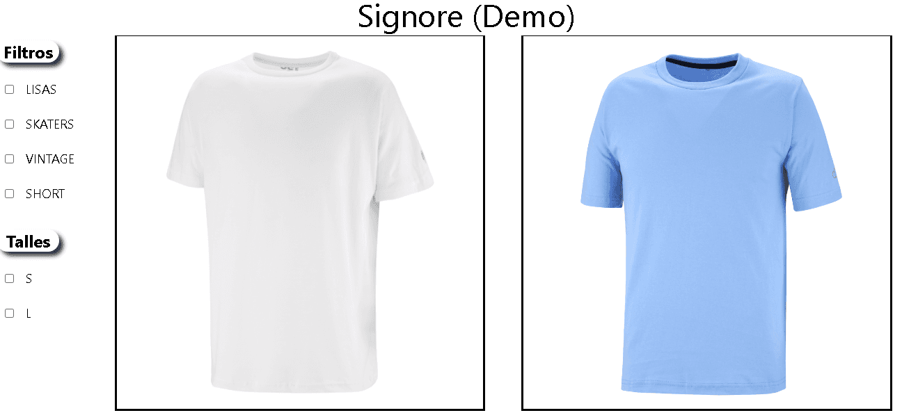 Signore (Demo) + Web Scraper